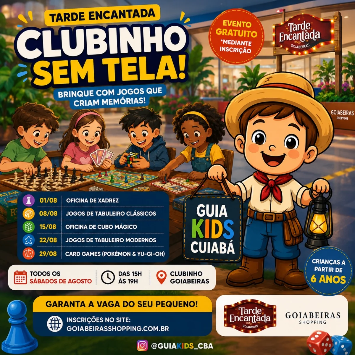 Clubinho Sem Tela (Shopping Goiabeiras)