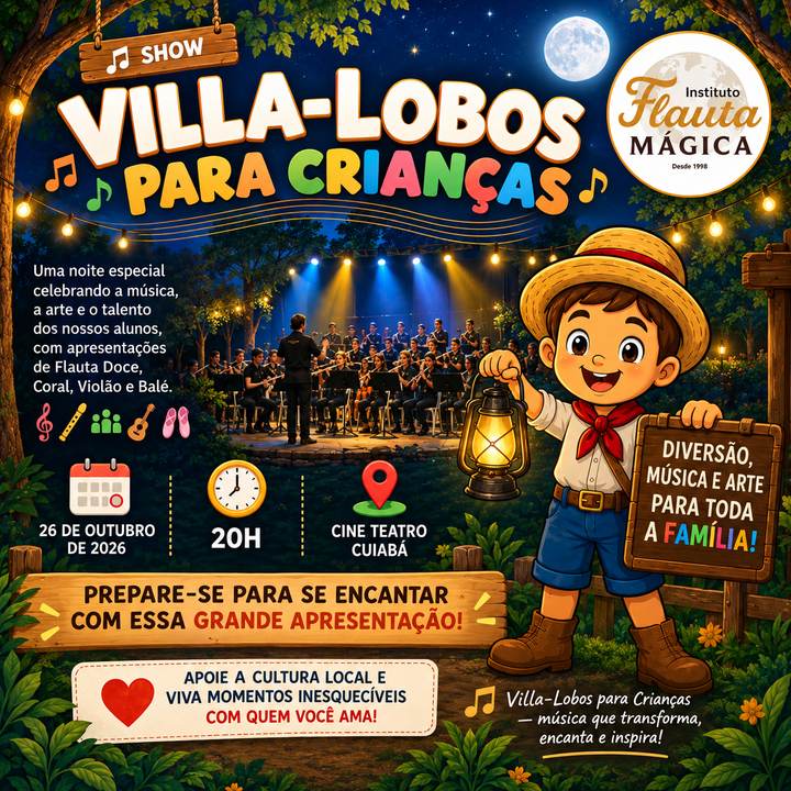 Show Villa Lobos para Crianças