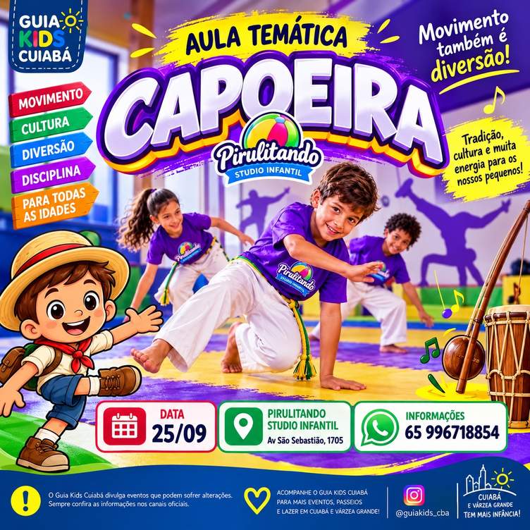 Aula temática capoeira