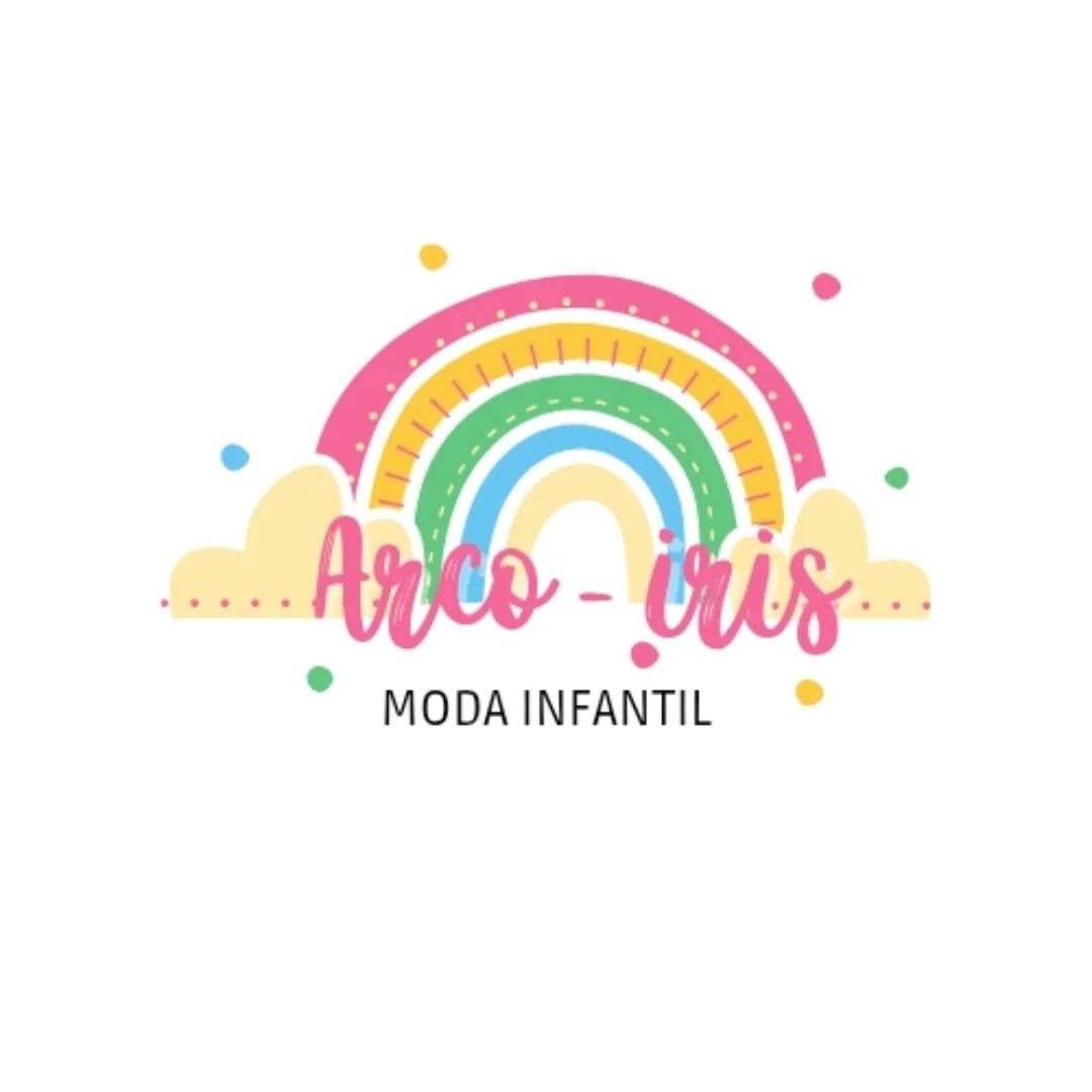 Arco íris moda infantil